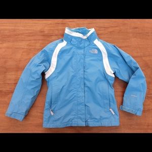 3/$25 The North Face Hyvent blue fleece jacket